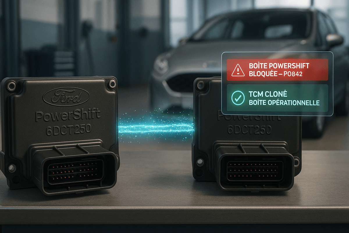 Clonage TCU PowerShift Ford — Fiesta, Focus, B-Max, EcoSport