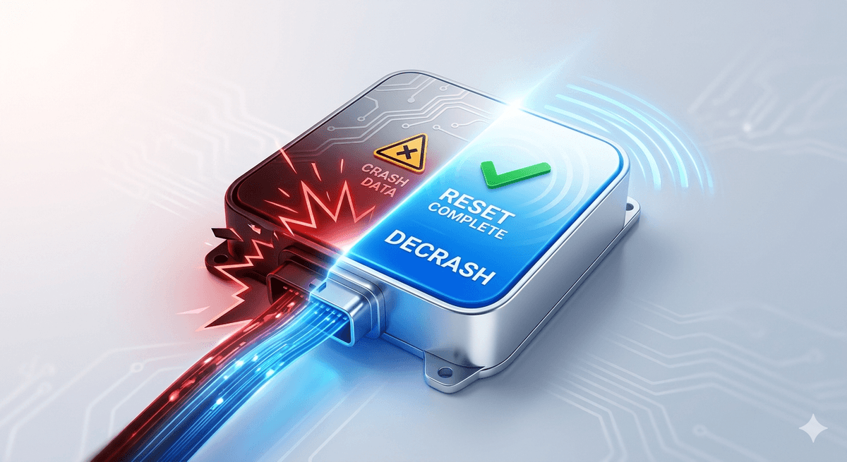 Réinitialisation calculateur airbag après accident