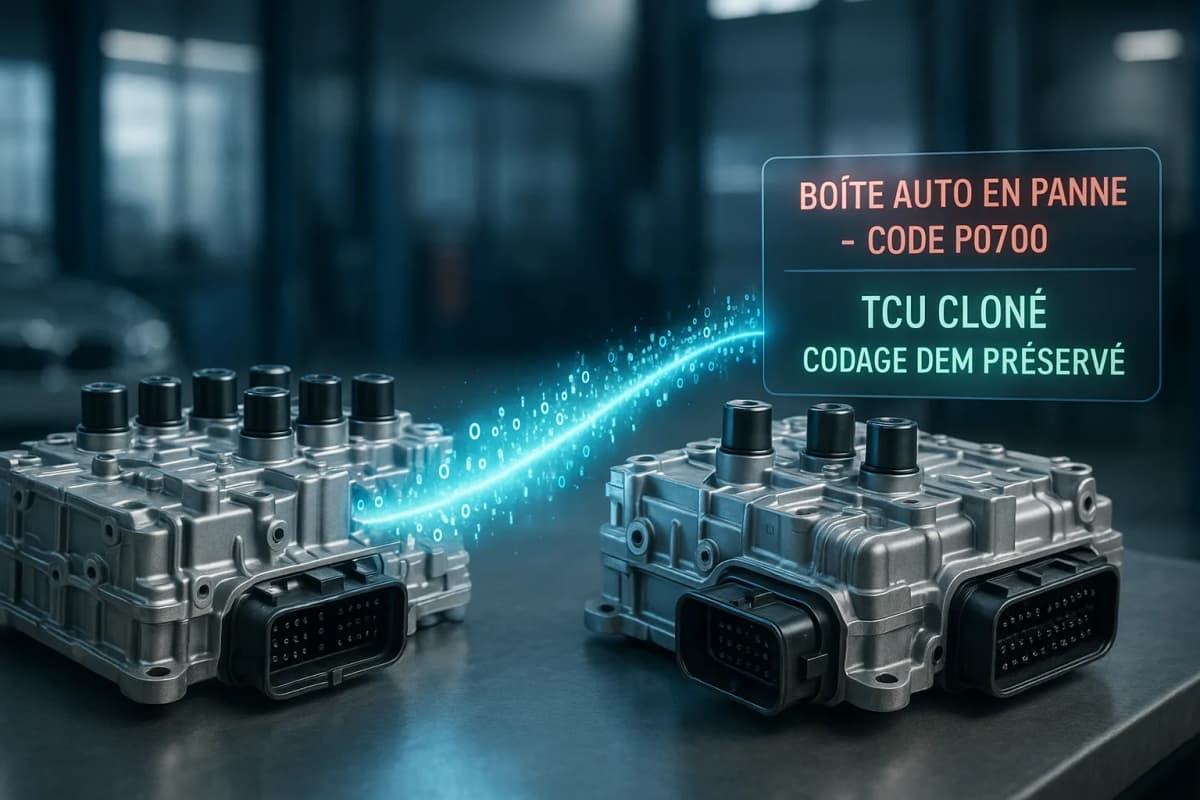 TCU Cloning — Mercedes 7G-Tronic, BMW ZF 8HP, Peugeot EAT6, Renault EDC