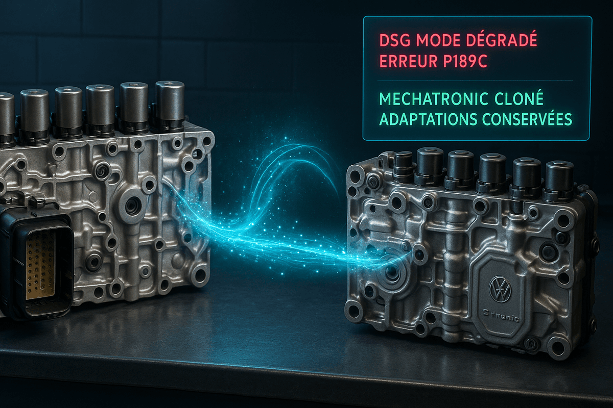 Clonage TCU DSG / S-Tronic — Volkswagen, Audi, Seat, Škoda