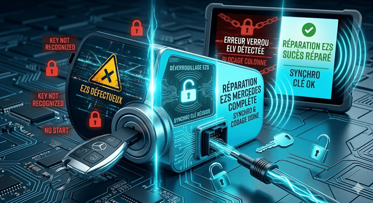 Réparation EZS Mercedes Classe S W221 et CL W216