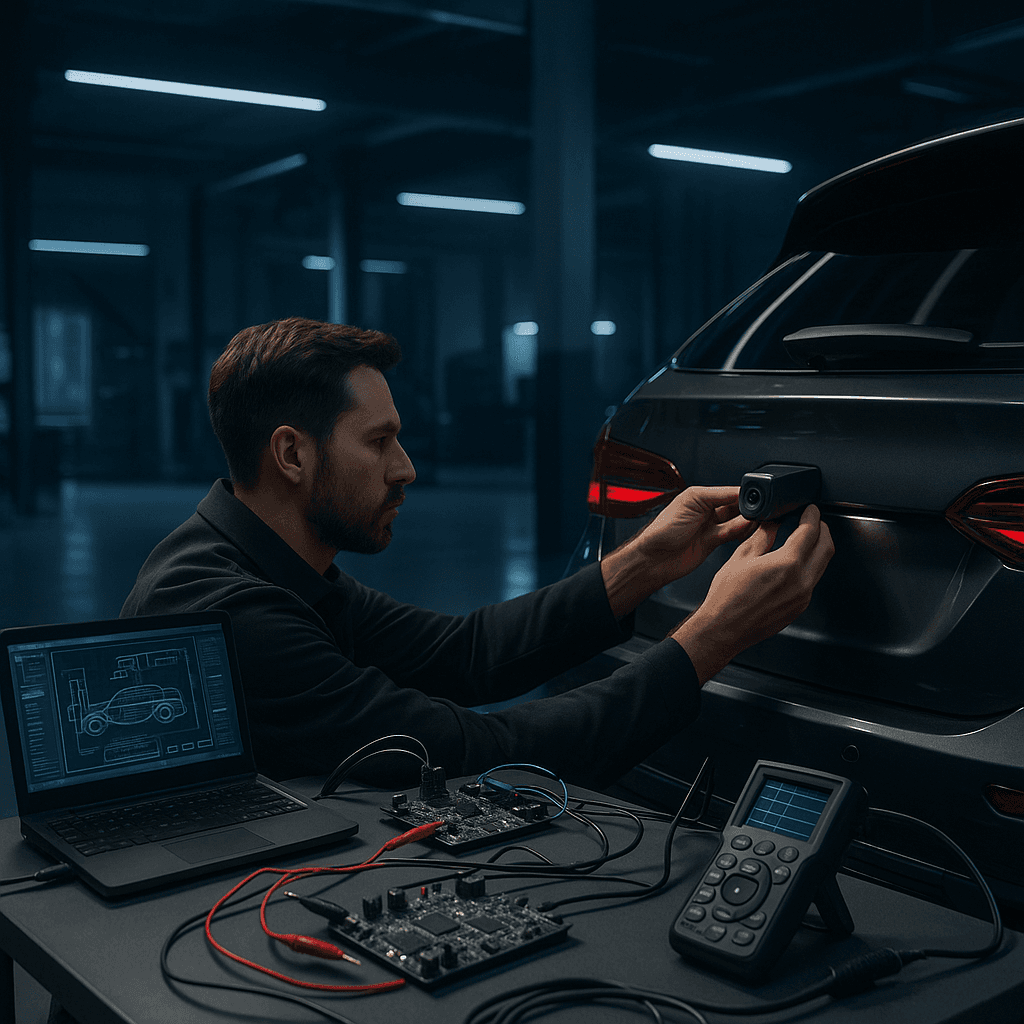 Remplacement de la caméra de recul