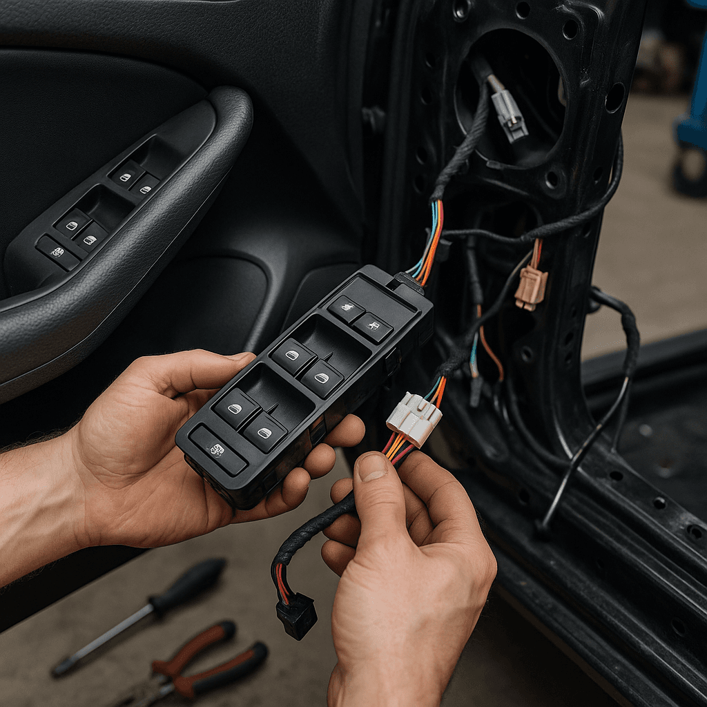 Remplacement du module de porte conducteur arrière