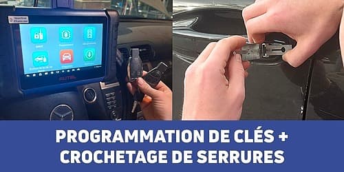 Programmation de clés auto - PC01 + Crochetage de serrures auto - PC04