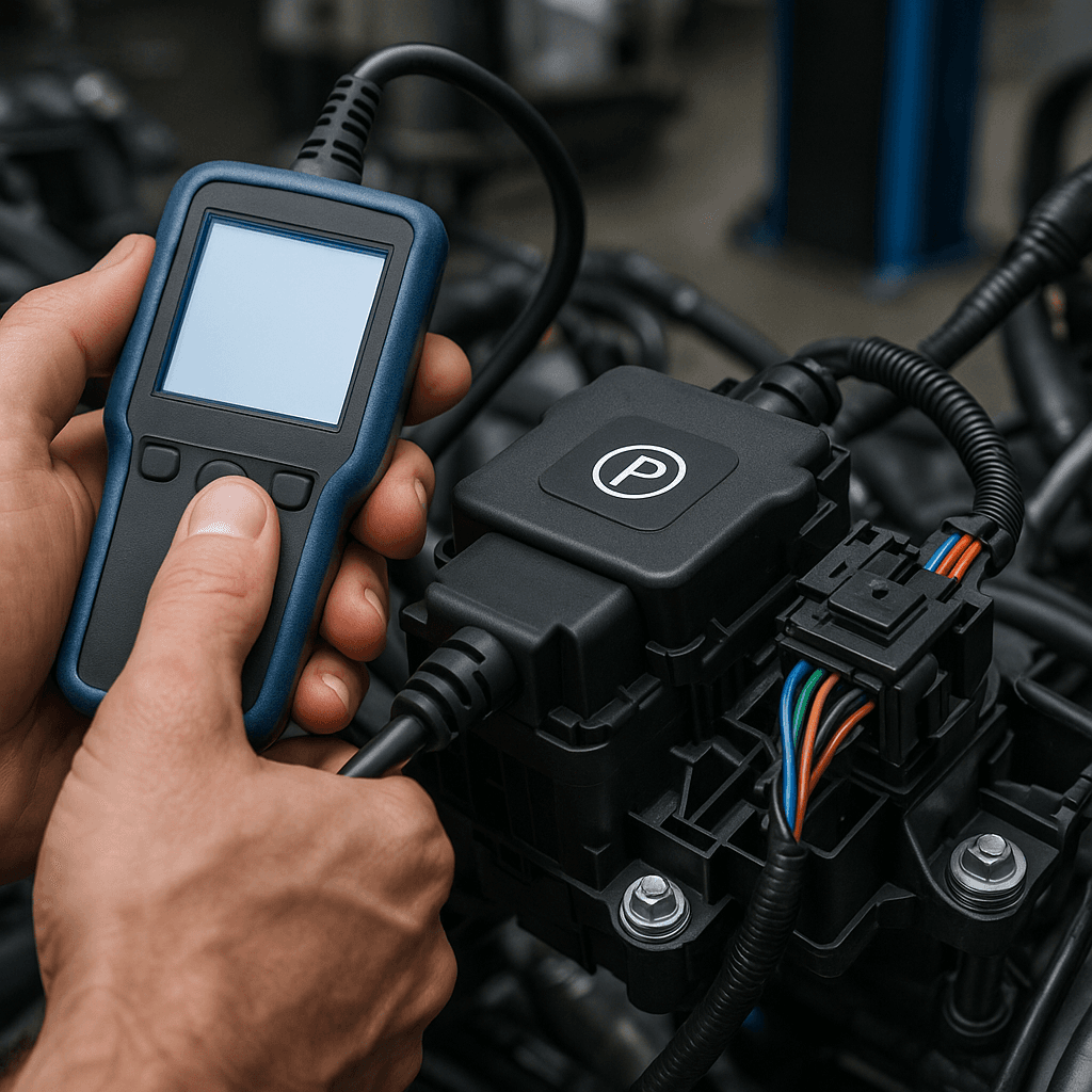 Réglages de base du module de commande du frein de stationnement